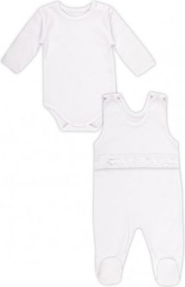 Soupravička NICOL ELEGANT BABY BOY - body dl. rukáv a dupačky, Velikost koj. oblečení 74 (6-9m) - obrázek 1