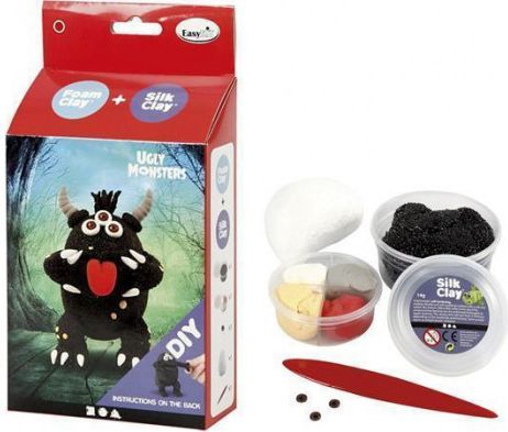 Kreativní sada "Ugly monsters", černá, CREOTIME - obrázek 1