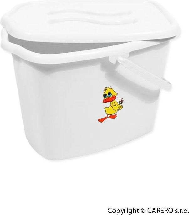 Kyblík na pleny Balbínka bílý - obrázek 1