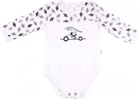 Kojenecké body Arrow - dlouhý rukáv , Velikost koj. oblečení 86 (12-18m) - obrázek 1