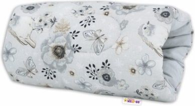 Kojící polštář na ruku Baby Nellys, Ptáčci - béžový - obrázek 1