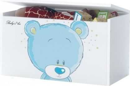Box na hračky, truhla Medívek STYDLÍN modrý - obrázek 1