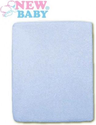 Nepromokavé prostěradlo New Baby 120x60 modré, Modrá - obrázek 1