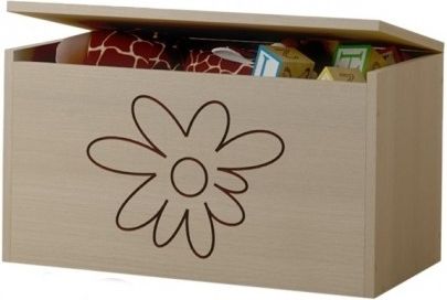 Box na hračky, truhla Květinka - obrázek 1