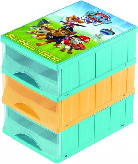 Keeeper Keeeper Boxy na hračky - sada 3 šuplíků Paw Patrol - obrázek 1