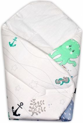 Novorozenecká zavinovačka OCEÁN Baby Nellys - zelený - obrázek 1