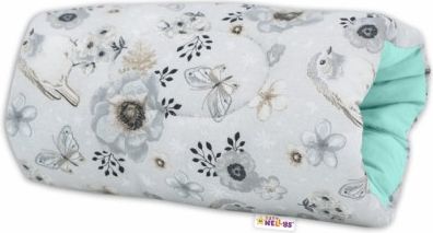Kojící polštář na ruku Baby Nellys, Ptáčci - mátový - obrázek 1