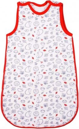 Kojenecký zateplený spací pytel New Baby Hedgehog červený, Červená, 86 (12-18m) - obrázek 1