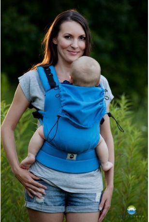 Ergonomické nosítko Little Frog - tyrkys - obrázek 1