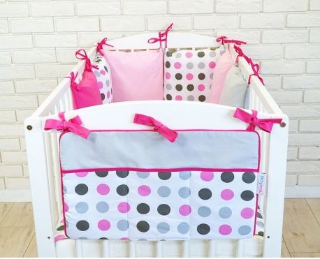Praktický kapsář na postýlku Baby Nellys ® BE LOVE RETRO - č. 05 - obrázek 1