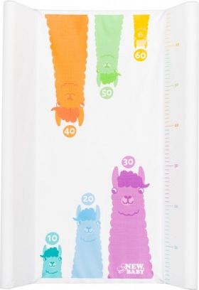 Přebalovací podložka New Baby Lama bílá 70x50cm, Bílá - obrázek 1