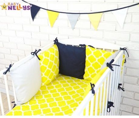 Polštářkový mantinel s povlečením Baby Nellys - č. BL13, Velikost povlečení 120x90 - obrázek 1