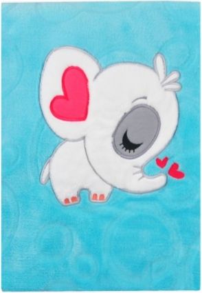 Dětská deka Koala Animals tyrkysová, Tyrkysová - obrázek 1