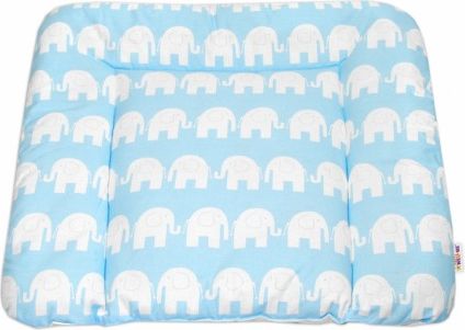 Přebalovací podložka 70x75cm, Sloni bílí v modré - obrázek 1