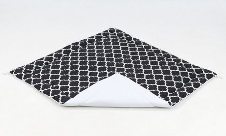 Podložka do stanu pro děti teepee, týpí - maroko černé/bílá - obrázek 1