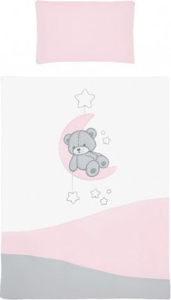 5-dílné ložní povlečení Belisima Teddy Bear 90/120 růžové, Růžová - obrázek 1