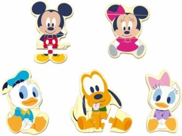 Dřevěné Disney puzzle Mickey a přátelé - obrázek 1
