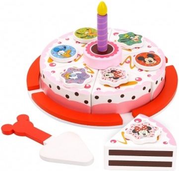 Dřevěný Disney krájecí dort Minnie a přátelé - obrázek 1