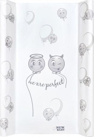 Přebalovací podložka New Baby Emotions bílá 70x50cm, Bílá - obrázek 1