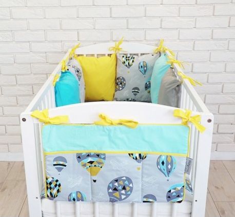 Praktický kapsář na postýlku Baby Nellys ® BE LOVE RETRO - č. 20 - obrázek 1