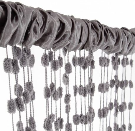 Dětská záclona nejen do pokojíčku Baby Ball, 150x240 cm, tm. šedá - 1ks, Rozměry 150x240 - obrázek 1