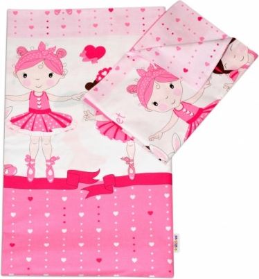 Bavlněné povlečení PRINCESS Baby Nellys - růžová, Velikost povlečení 135x100 - obrázek 1