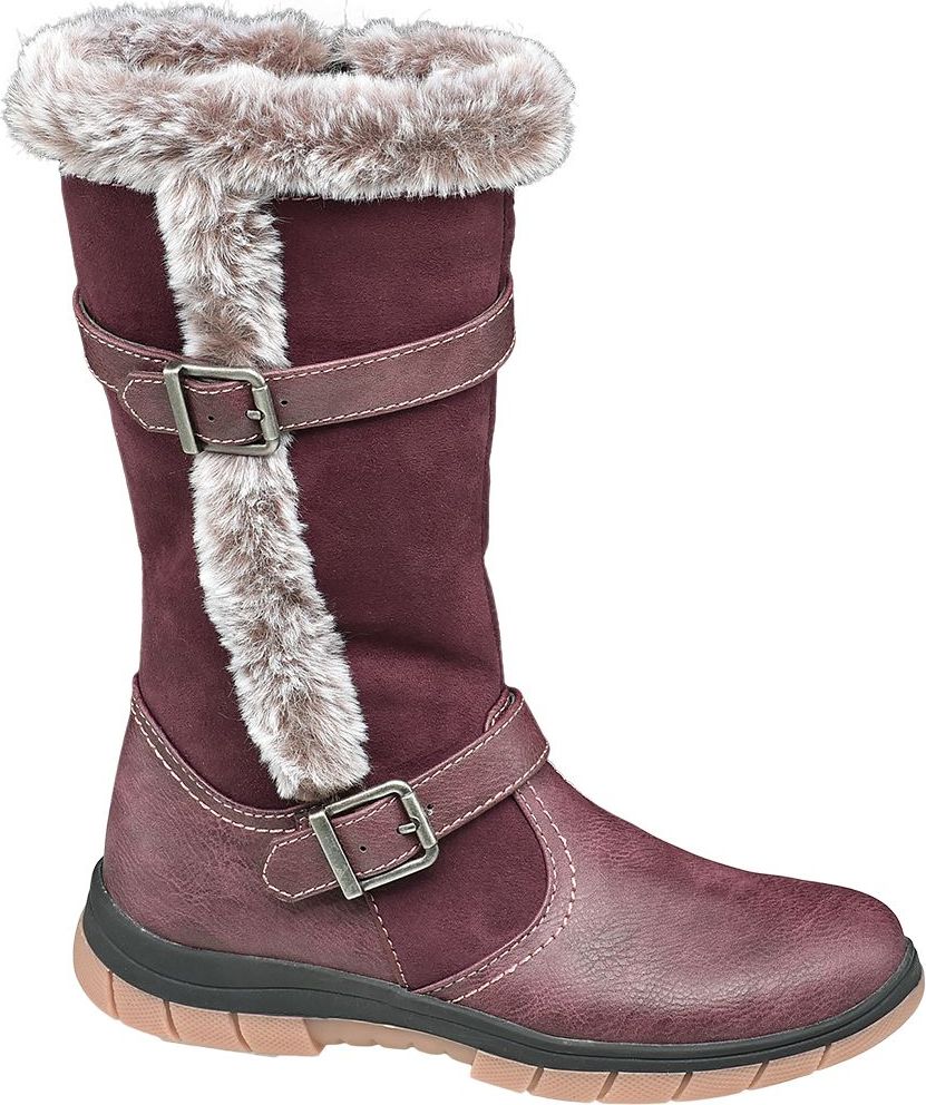Deichmann - Graceland Červené dívčí kozačky Graceland 32 červená - obrázek 1