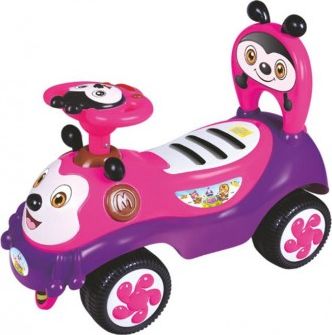 Odrážedlo Baby Mix Happy Bee pink, Růžová - obrázek 1