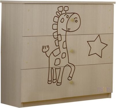 BabyBoo Dětská komoda - Žirafka - obrázek 1