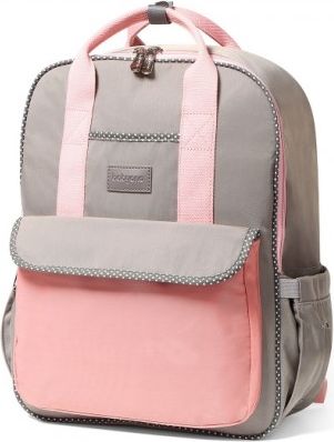 BabyOno Batoh, taška ke kočárku London Look + přebalovací podložka zdarma- růžová - obrázek 1