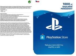 Sony PlayStation Live Cards 1000Kč - pouze pro CZ PS Store (PS719894032) - obrázek 1