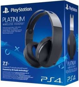Sony Platinum Wireless pro PS4 s 3D audio (PS719812753) černý - obrázek 1