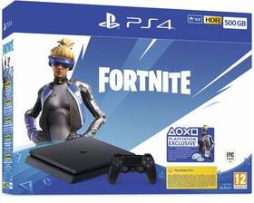 Sony PlayStation 4 500 GB + Fortnite balíček 2000 V Bucks (PS719940104) černá - obrázek 1