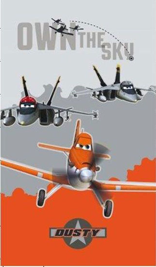 CTI Dětská osuška Planes Own The Sky froté 70/120 cm - obrázek 1