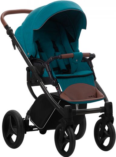 Bebetto Luca Černý podvozek Light Blue - obrázek 1