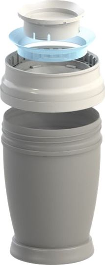 LOVI Hrníček 360˚ Junior 250 ml s úchyty Retro (12m+) modrý new - obrázek 2