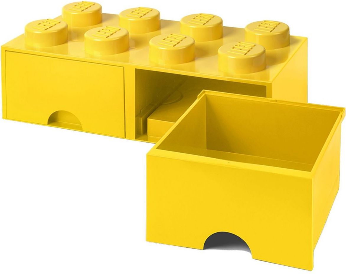 LEGO Úložný box 8 se šuplíky žlutá - obrázek 1