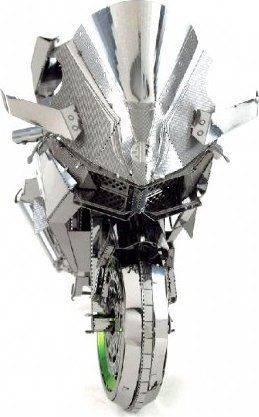 METAL EARTH 3D puzzle Kawasaki Ninja H2R (ICONX) - obrázek 2