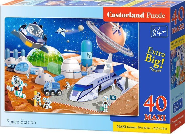 CASTORLAND Puzzle Vesmírná stanice MAXI 40 dílků - obrázek 2