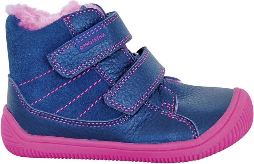 Protetika obuv dětská zimní barefoot s PROtex membránou KABI NAVY tmavě modrá 24 - obrázek 1
