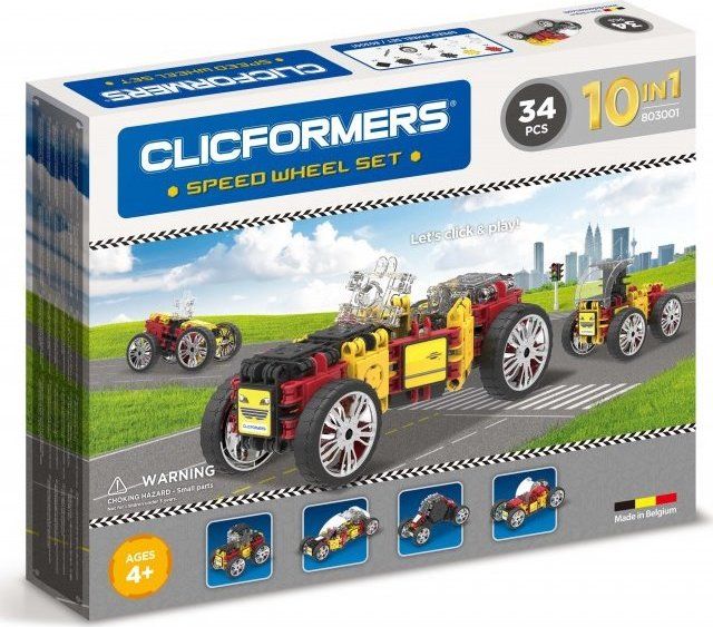 Clicformers: Rychlá kola 34 dílků - obrázek 1