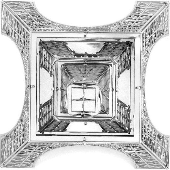 METAL EARTH 3D puzzle Eiffelova věž (ICONX) - obrázek 2