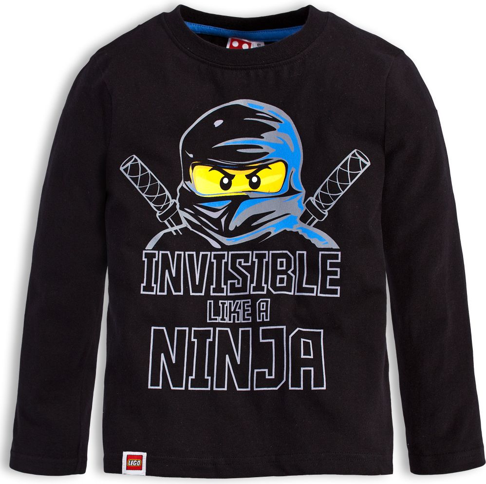 Chlapecké tričko LEGO NINJAGO INVISIBLE černé Velikost: 104 - obrázek 1