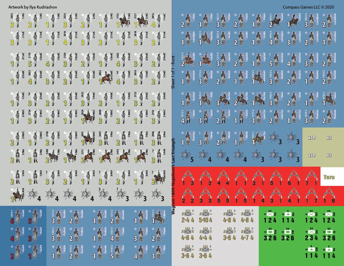 Compass Games Paper Wars Issue 93: Wagram - obrázek 3
