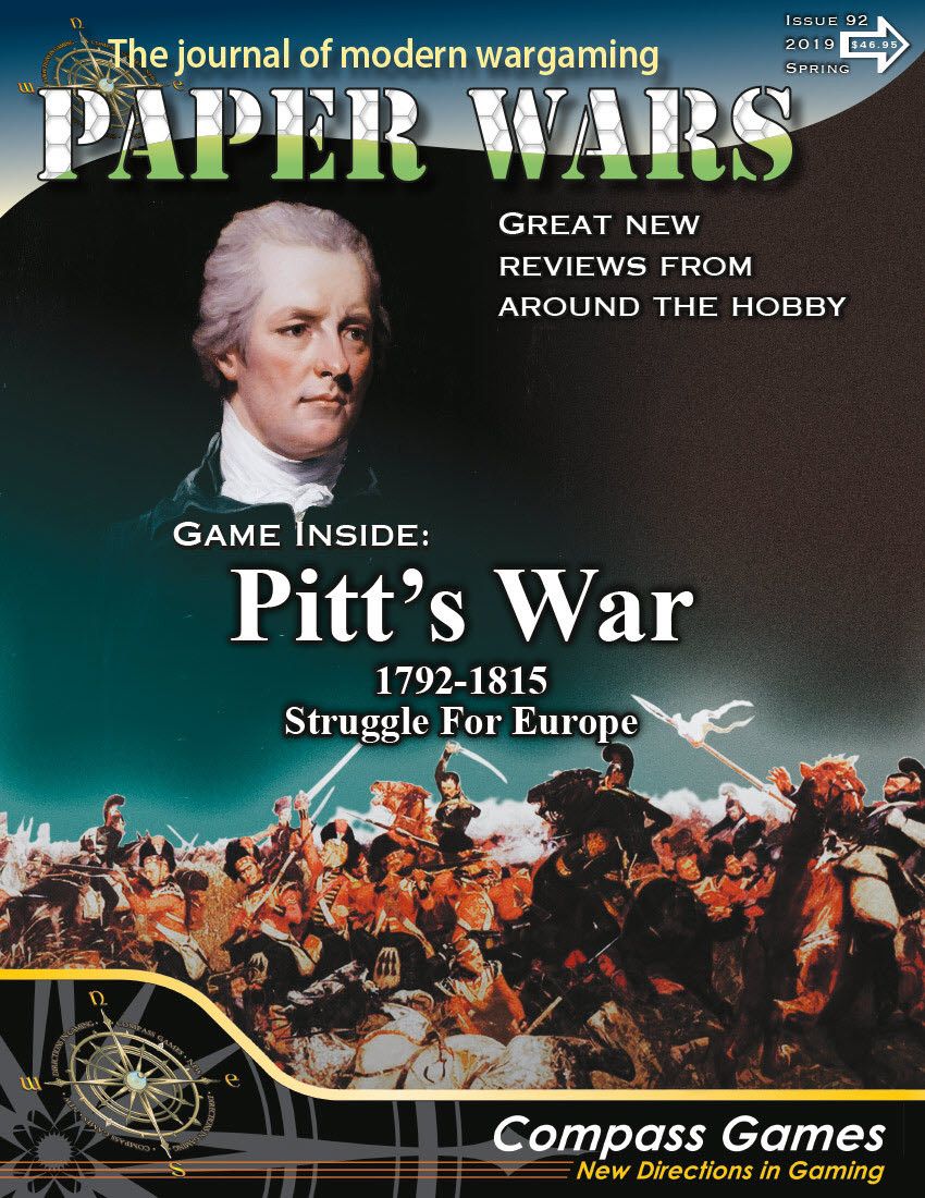 Compass Games Paper Wars Issue 92: Pitt's War - obrázek 1
