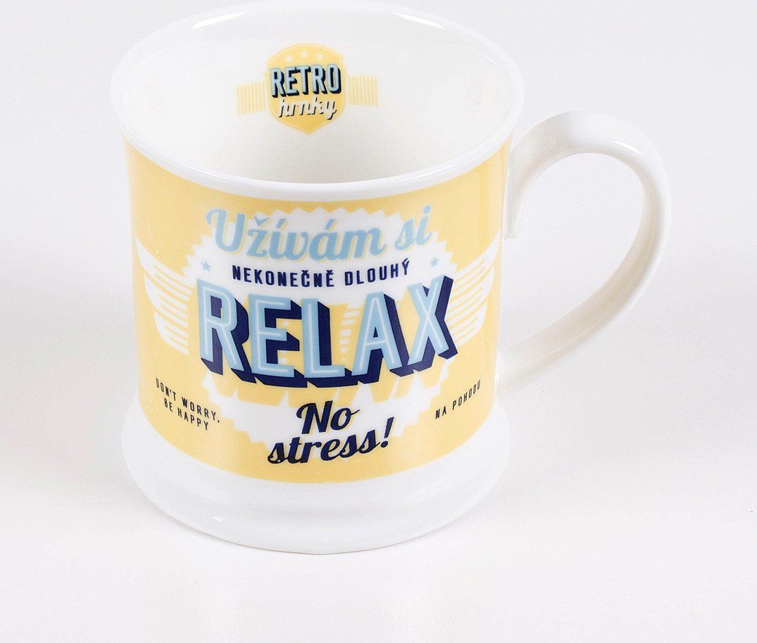 LOLA BABY ALBI Retro hrnek quot;Relax quot; - obrázek 1
