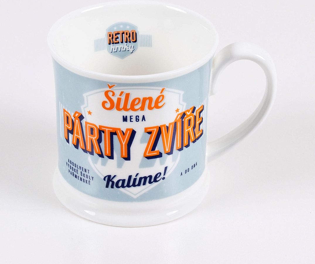 LOLA BABY ALBI Retro hrnek quot;Párty zvíře quot; - obrázek 1