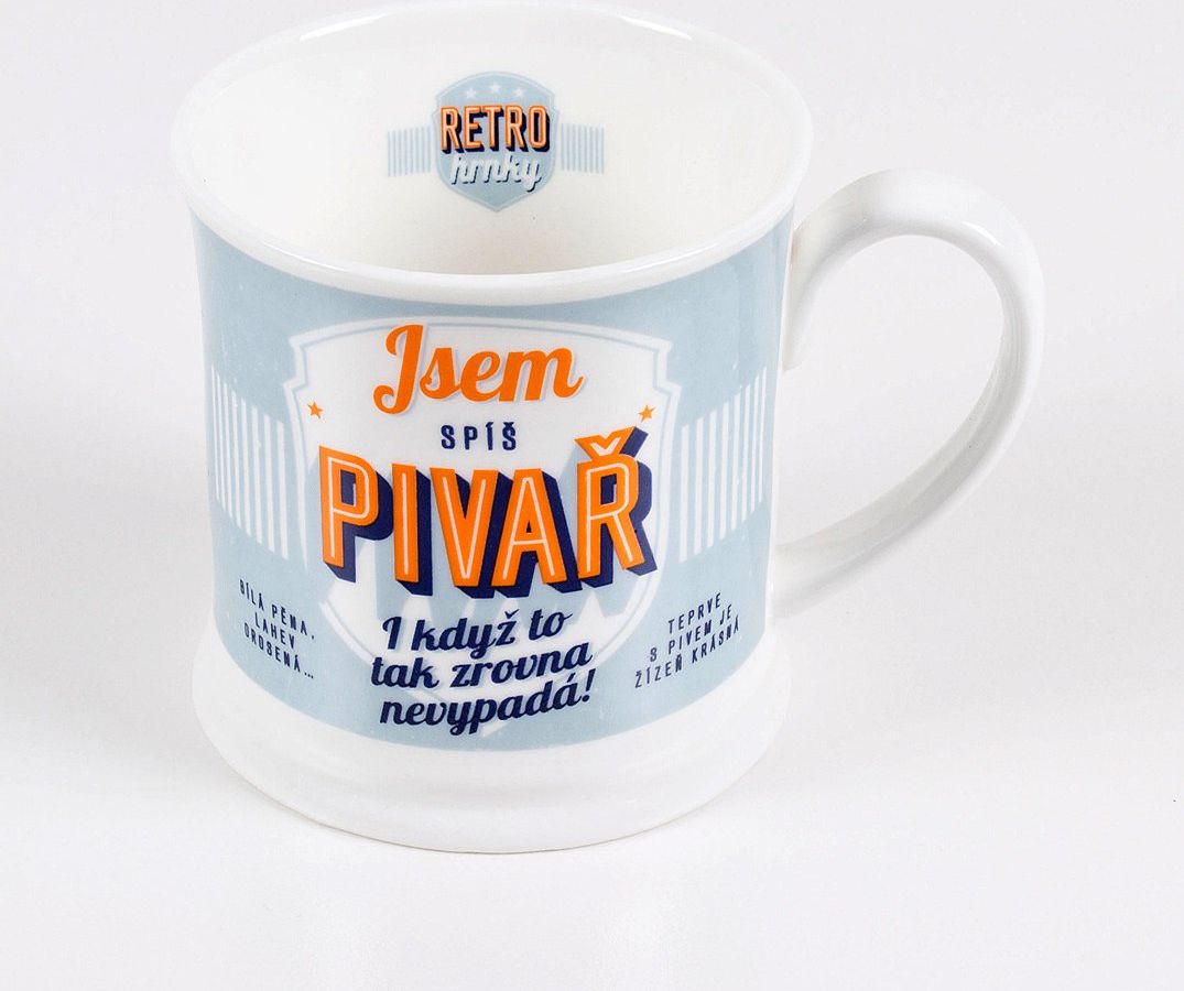 LOLA BABY ALBI Retro hrnek quot;Pivař quot; - obrázek 1