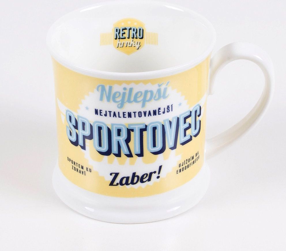 LOLA BABY ALBI Retro hrnek quot;Sportovec quot; - obrázek 1