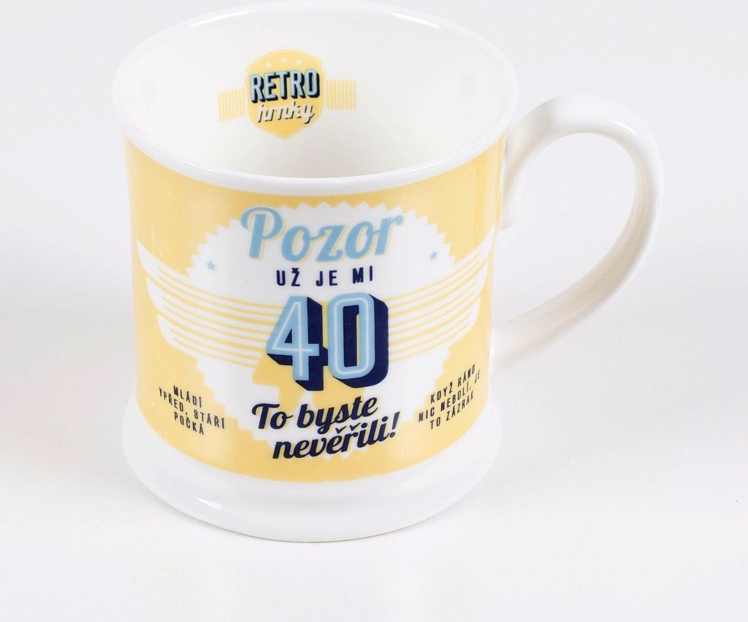 LOLA BABY ALBI Retro hrnek quot;40 quot; - obrázek 1